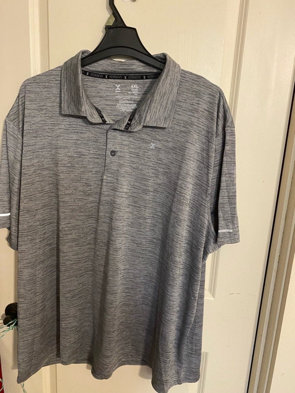 Xersion Men's Heather Gray Performance Polo